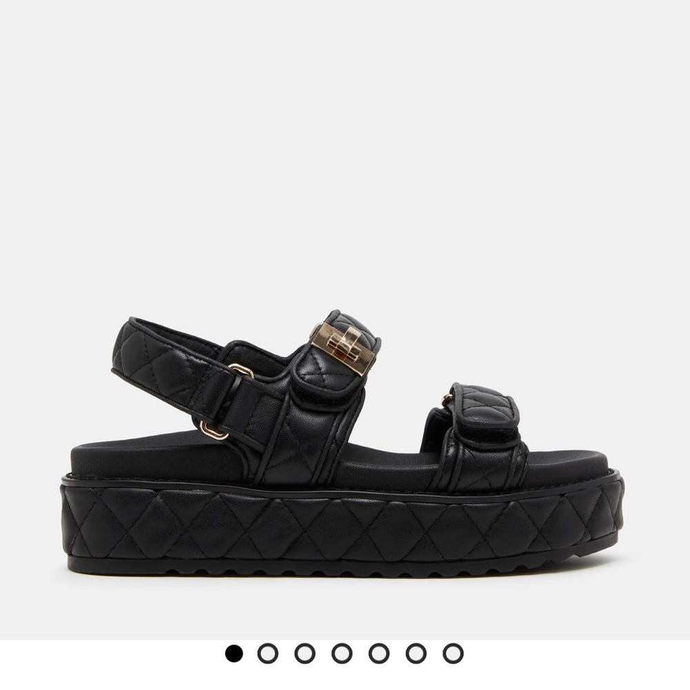 Steve Madden Bigmona platform sandals - black multi